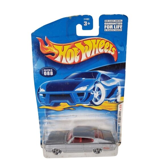 Hot Wheels First Editions Silver '67 Dodge Charger 28/36 Loose w/Card 2000 READ - Picture 1 of 5